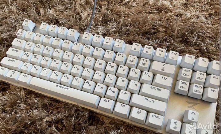 Проводна5ая клавиату zet gaming blade pro white