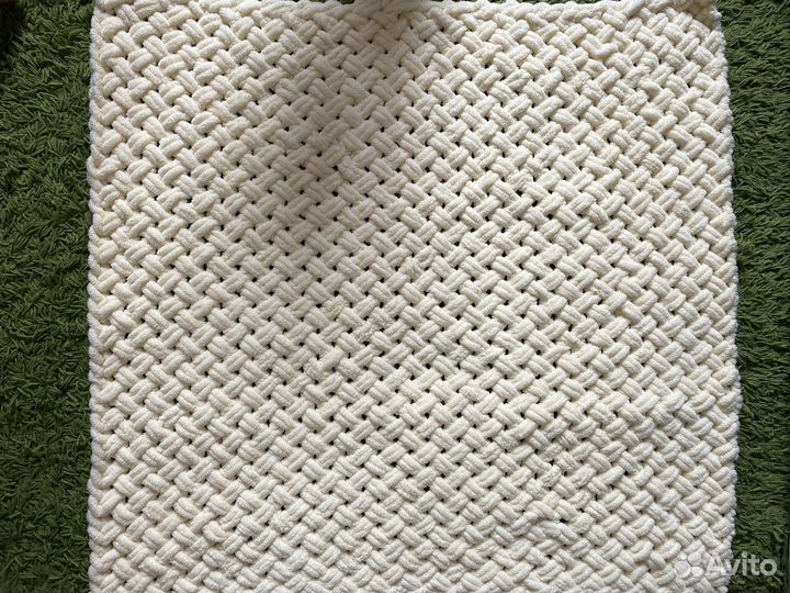Плед детский вязаный ручная работа