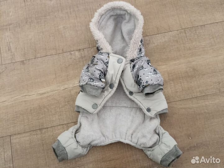 Тёплый комбинезон для маленькой собачки