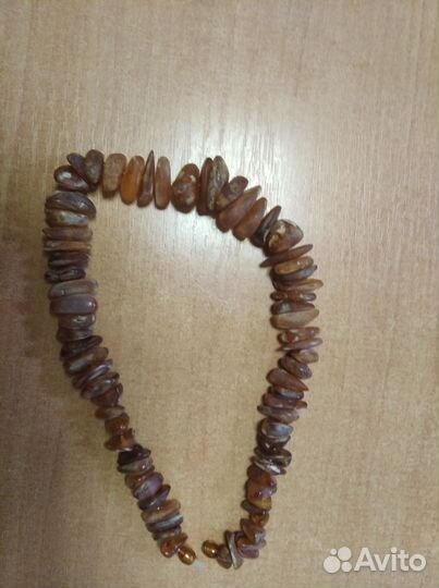 Бусы натуральный янтарь СССР