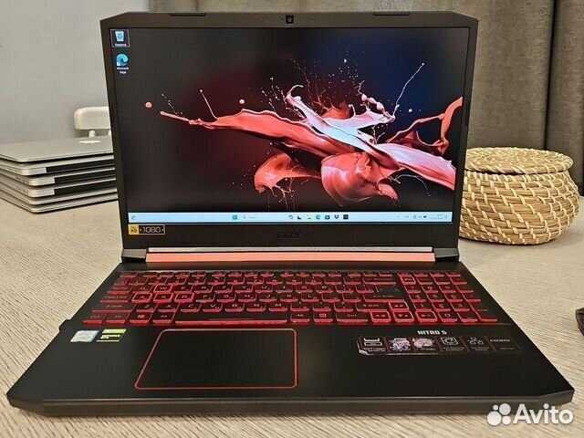 Acer Nitro 5 IPS i5-9300H 8-ядер 12Gb/256SSD/4Gb