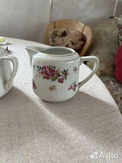 Сервиз чайный остатки Дулево 1950-е годы редкий