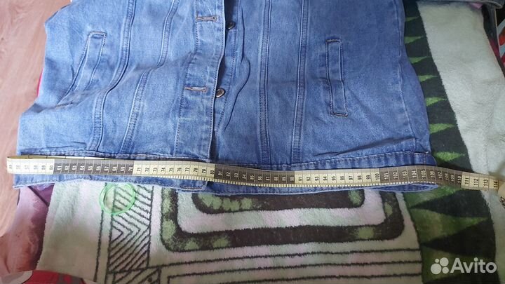 Джинсовая куртка больших размеров женская