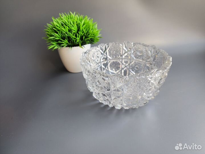 Ваза хрустальная СССР конфетница