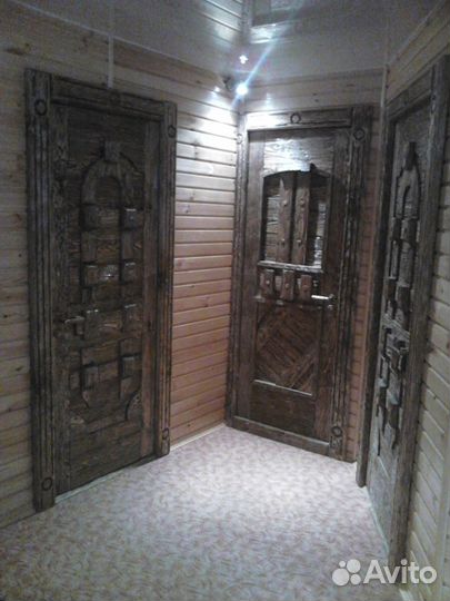 Новые двери из массива сосны