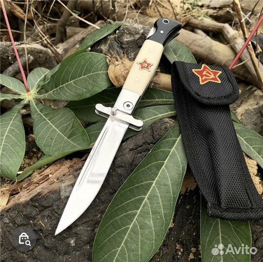 Нож складной финка нквд