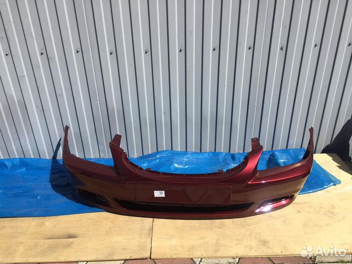 Бампер Hyundai Accent передний в цвет Вишня