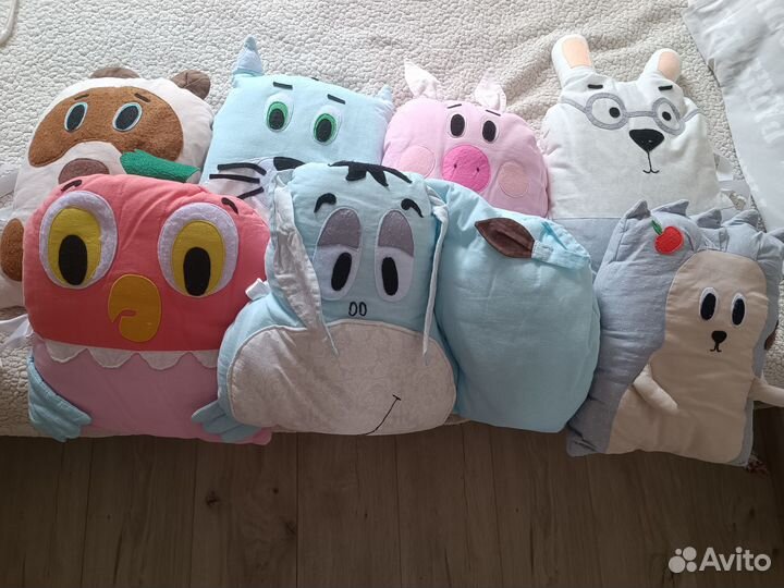 Бортики в детскую кроватку