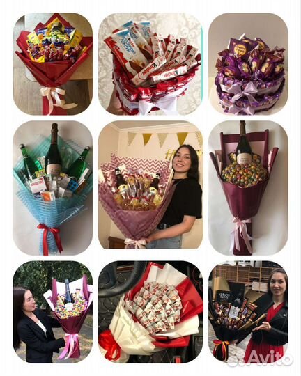 Сладкие букеты