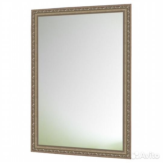 Зеркало в раме женева 450x900мм серебро пластик
