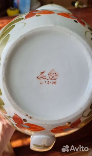 Набор из трех чайников. Золотой петушок