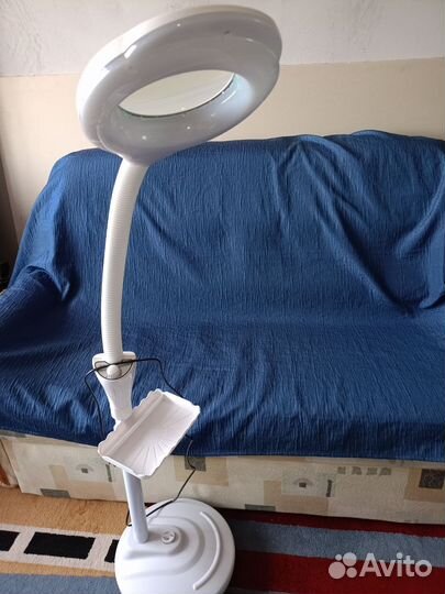 Лампа лупа напольная