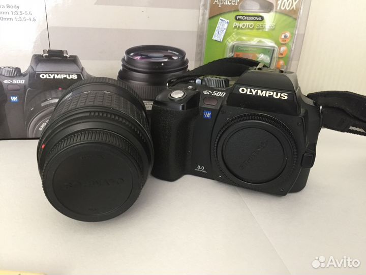 Фотоаппарат Olympus E-500(комплект,доп.аксессуары)