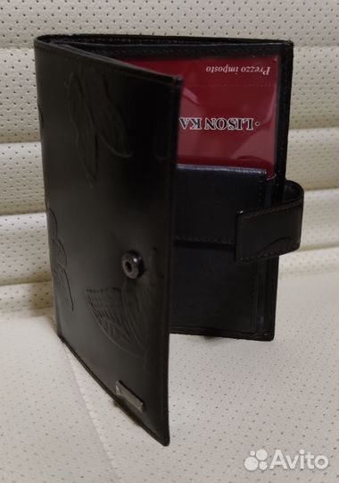 Обложка автодокументы Lison Kaoberg LK 9-8391 кожа