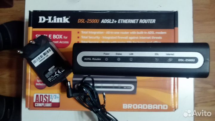 Модем (маршрутизатор) D-Link DSL-2500U