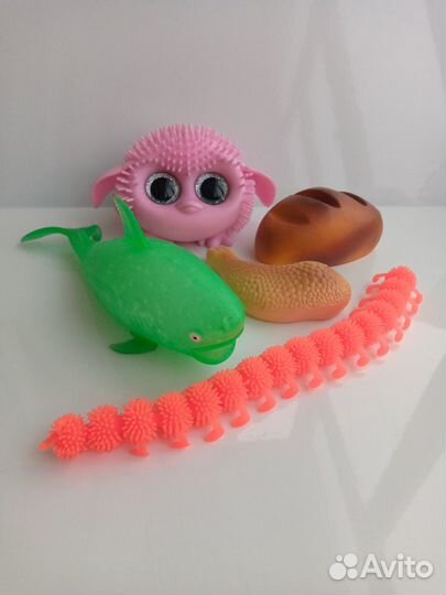 Игрушка антистресс с гелевым наполнителем -тянучка