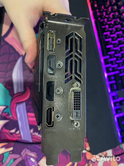 Видеокарта gigabyte GeForce GTX 1050Ti OC