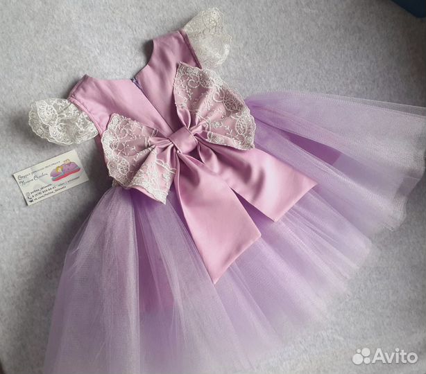 Платье для девочки 86