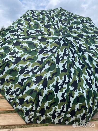 Зонт автоматический хаки