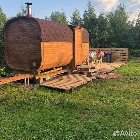 Баня бочка