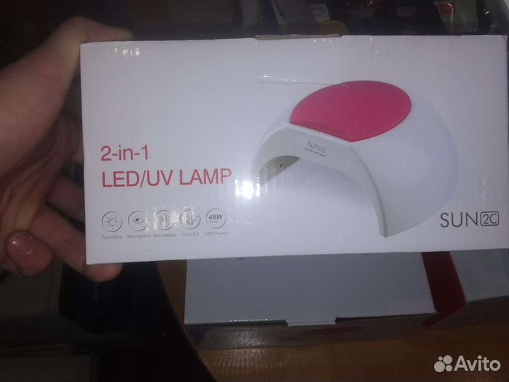Лампа для ногтей sun 2c