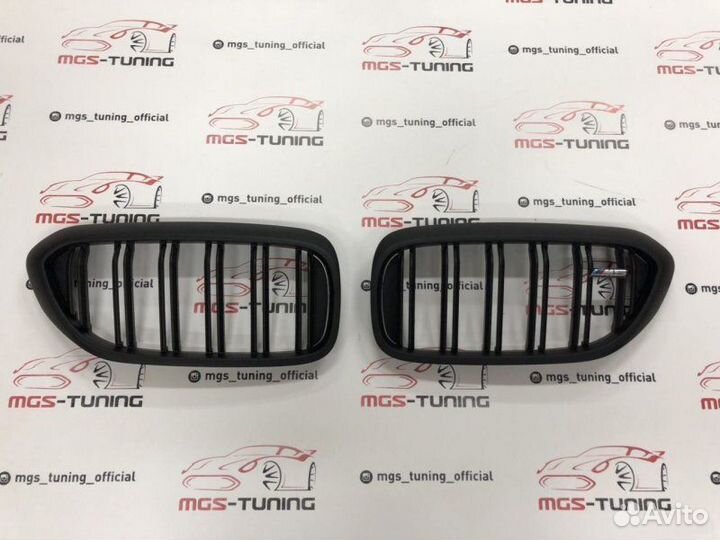 Решетка BMW 5 серии G30 в стиле М5 черная матовая