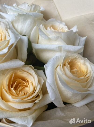 Букет цветов «Крем де ля крем»