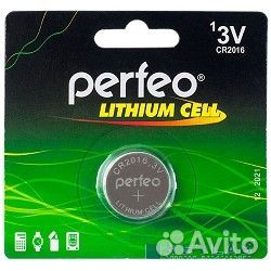 Perfeo CR2016/1BL Lithium Cell (1 шт. в уп-ке)