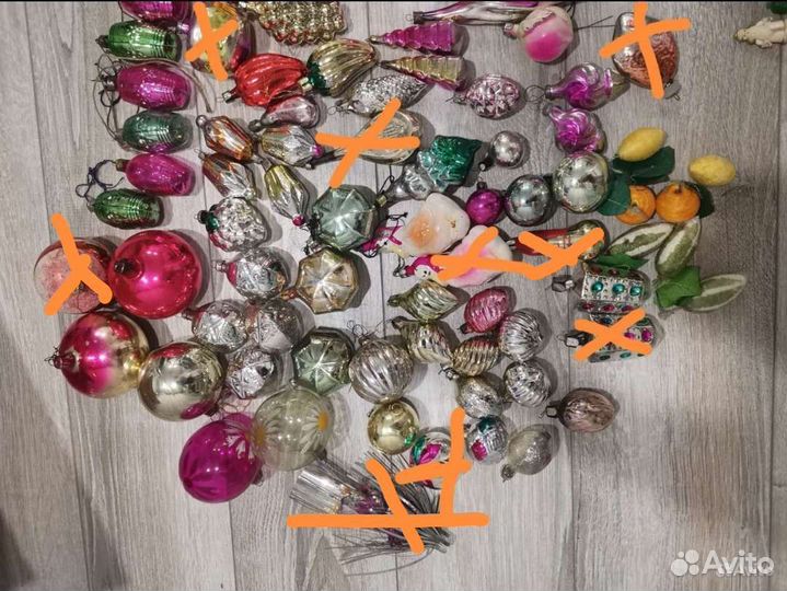 Елочные игрушки СССР