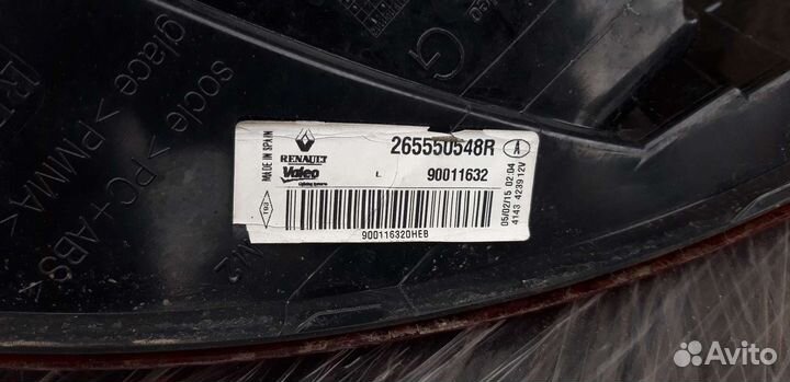 Фонари рено меган 3 хетчбэк