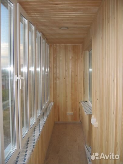 Остекление, обшивка, утепление балконов и лоджий