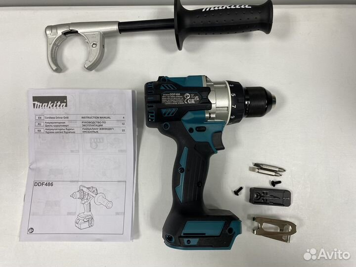 Аккумуляторная дрель-шуруповерт Makita DDF486Z