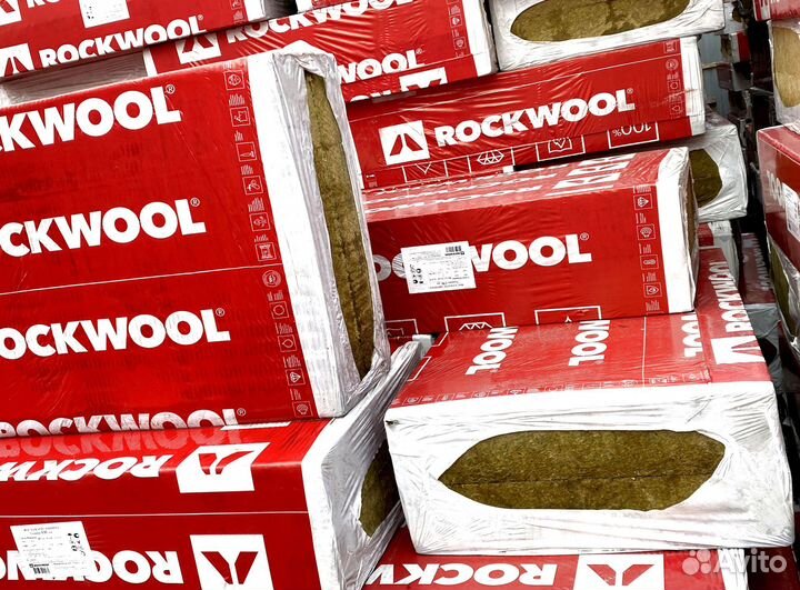 Базальтовый утеплитель Rockwool Фасад Баттс 50 мм