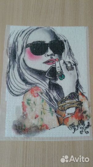 Аппликация из пайеток 