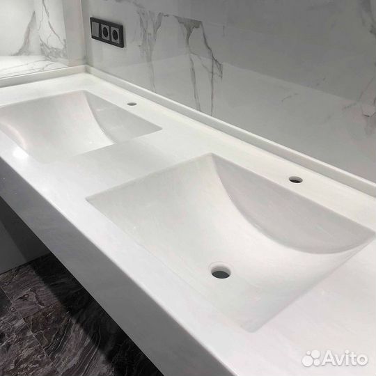 Раковина из искусственного камня из кварца