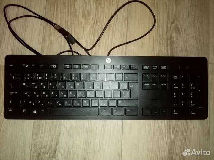 Клавиатура комп. HP проводная Keyboard kbar211 USB