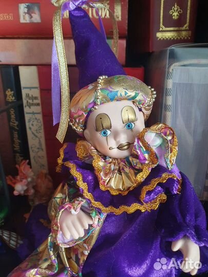 Фигурка,статуэтка фарфоровый Клоун,новый,90х годов