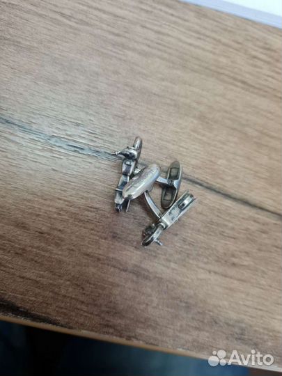 Запонки gourji мотоцикл Ява, Серебро, рубины