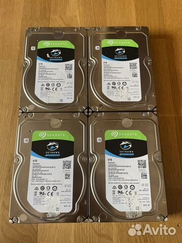 Жесткие диски 6 тб Seagate Skyhawk st6000vx023
