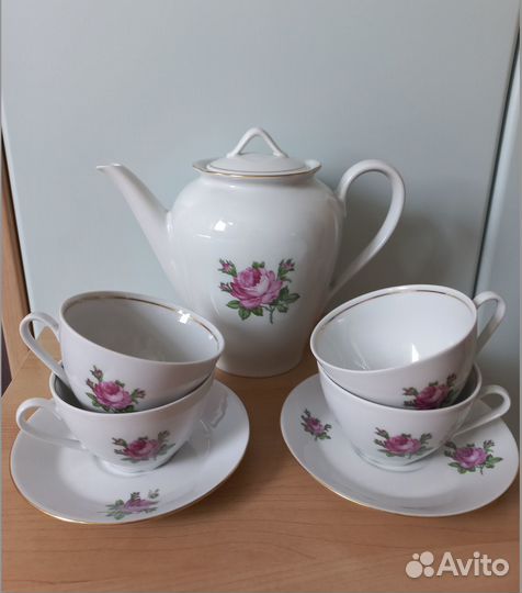 Сервиз Розы Kahla,ГДР, 20 предметов