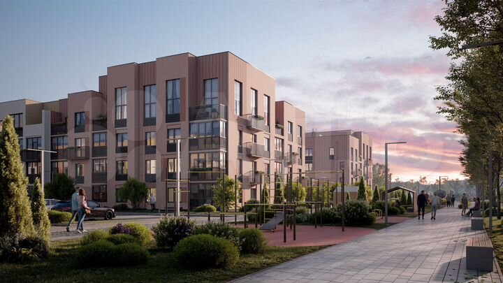 2-к. квартира, 54,9 м², 4/5 эт.