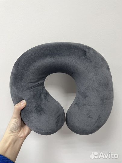 Подушка рогалик с эффектом памяти