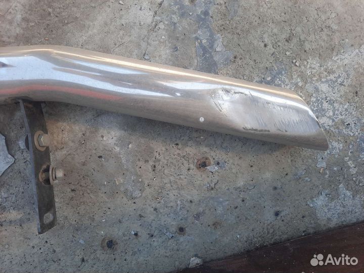 Защита переднего бампера toyota land cruiser 100