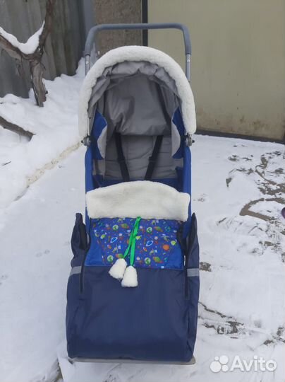 Коляска санки
