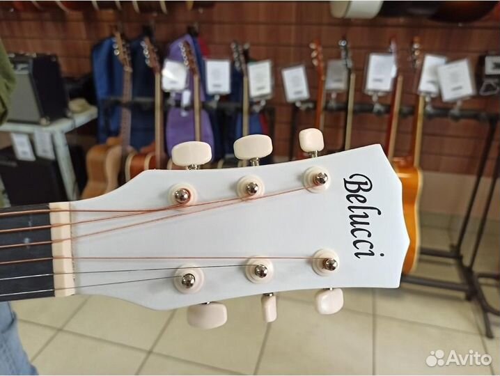 Belucci BC3810 WH белая акустическая гитара