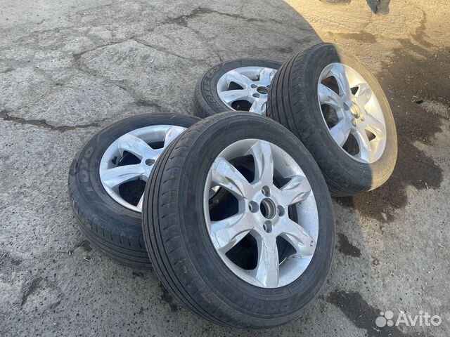 Литье диски r15 4x100 с резиной бу