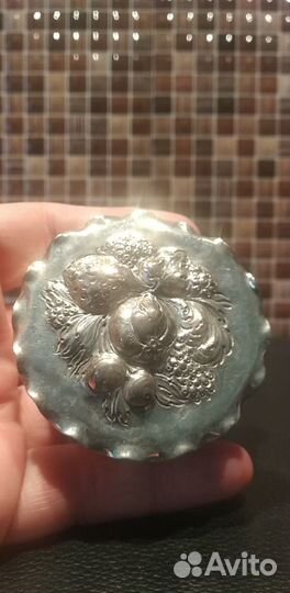 Старинная шкатулка. Серебро