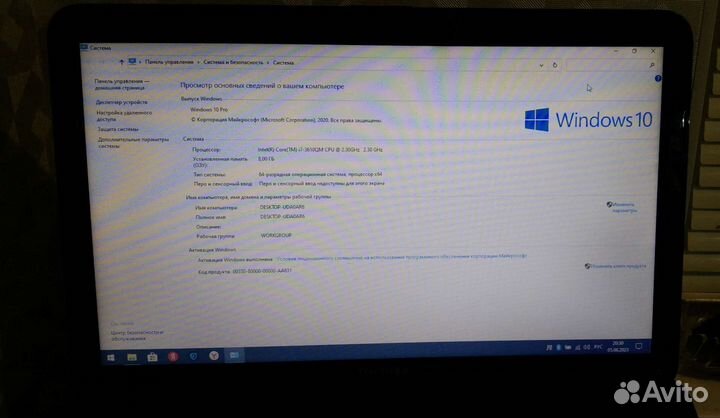 Ноутбук toshiba satellite l850-cjk