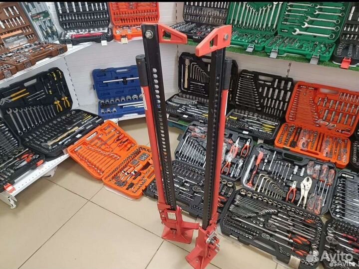 Домкрат реечный 120 см 3 т