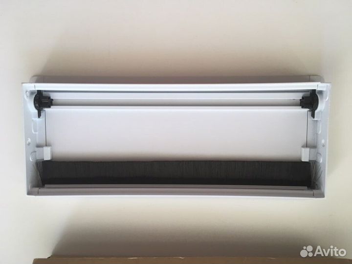 Заглушка кабель канала прямоугольная для стола